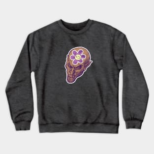 Happy Flower Face Crewneck Sweatshirt